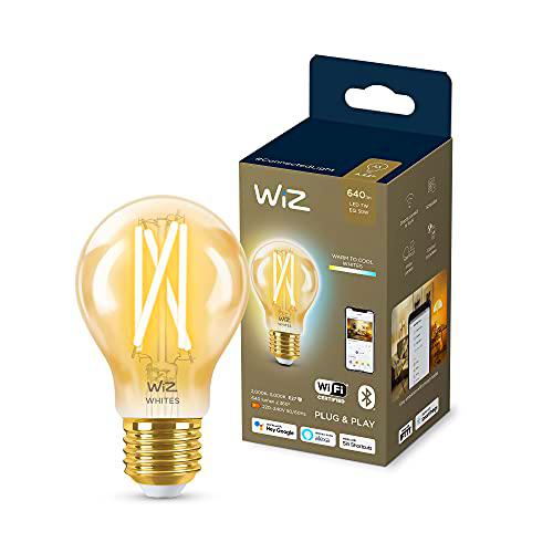 Wiz - Bombilla Inteligente, led E27, filamento, 50 W