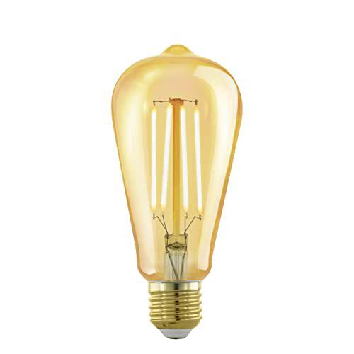 EGLO Bombilla LED E27 regulable, Golden Vintage, lámpara LED