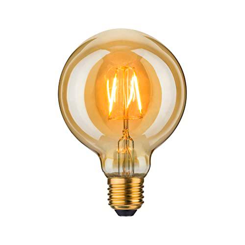 Paulmann 28399 Lámpara LED Vintage Globe 95 2,5 W, bombilla oro