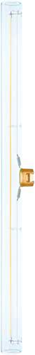 SEGULA Lámpara de línea LED, transparente, 500 mm, S14d, regulable