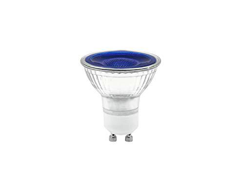 Omnilux 88540646 - Bombilla LED SMD Gu-10, 230 V, 7 W, color azul