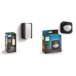 Philips Hue - Lámpara inteligente, Hue Turaco, Aplique de Exteriores LED Inteligente