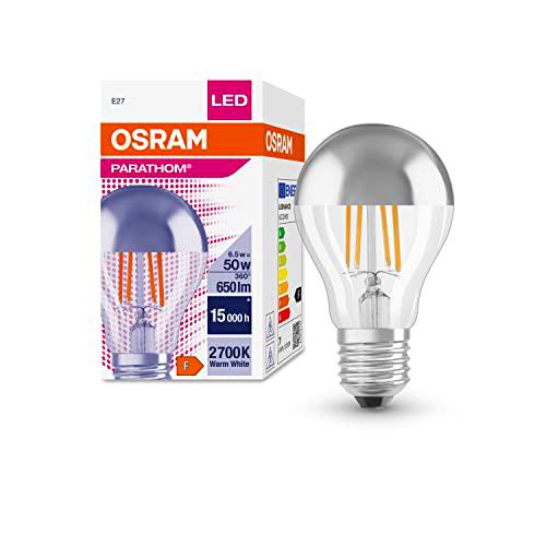 OSRAM - Bombillas LED clásicas con forma de pistón de espejo Parathom® Classic A Mirror 50