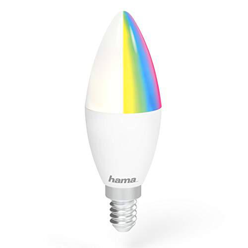 Hama | Bombilla Led Wifi E14 (Bombilla de 5.5W, RGB con más de 16M de colores