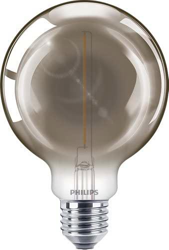 Philips - Bombilla LED cristal 11W Globo E27 ahumada 