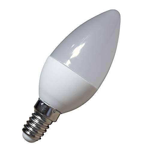 LED ATOMANT Pack 10x Bombilla LED E14 Vela C30 7W. Color Blanco Neutro (4500K)