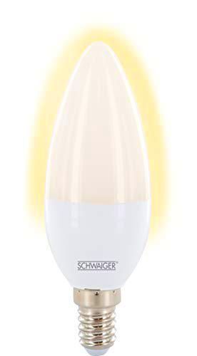 Schwaiger HAL600 - Bombilla LED, E14, 5,3 W, luz blanca cálida