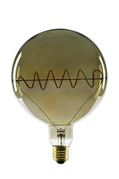 SEGULA Lámpara de filamento LED Globe 150 mm gris ahumado regulable E27