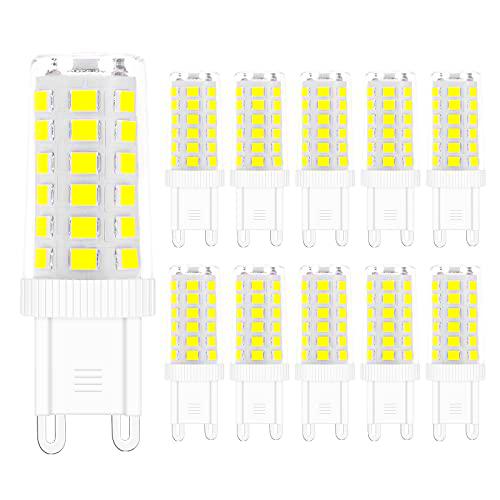 DGE Bombillas LED G9 de 5 W, 450 lm, equivalentes a bombillas halógenas de 40 W