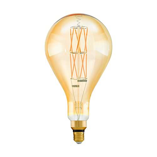 EGLO LED E27 regulable, foco vintage ámbar extra grande