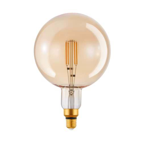 EGLO LED E27 regulable, bombilla vintage ámbar extra grande