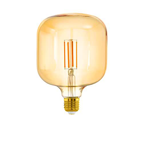 EGLO LED E27 regulable, LED ámbar vintage mediano, bombilla para iluminación