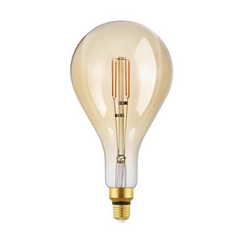 EGLO LED E27 regulable, foco vintage ámbar extra grande