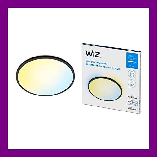 WiZ Lámpara de techo blanca sintonizable superdelgada [36 W