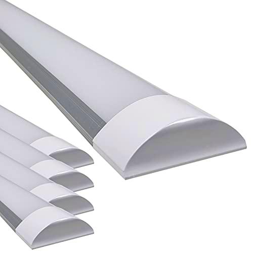 LED ATOMANT Pack 5x Lampara Luminaria 60cm 20W. Color Blanco Frio (6500K)