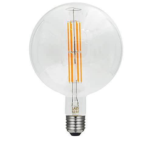 LAES - Bombilla Globo Filamento LED Vintage, E40, 12 watts