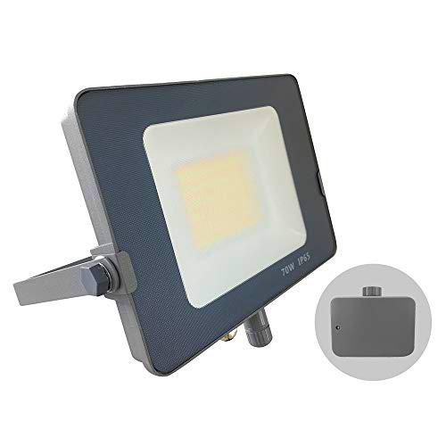 G.W.S Luz de inundación LED, Tricolor (3000 k/4000 k/6000 k), 70W