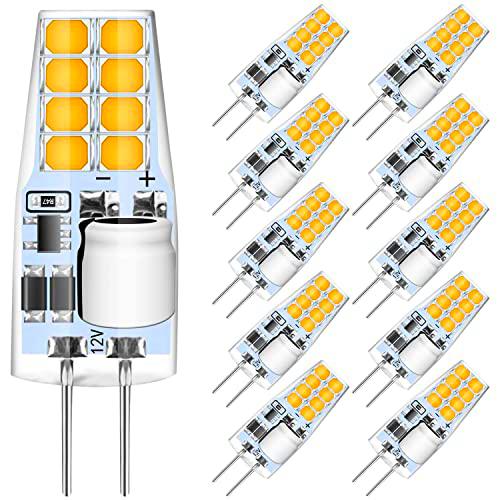 Bombillas LED G4, bombillas LED G4 de 3 W, 3000 K, blanco cálido