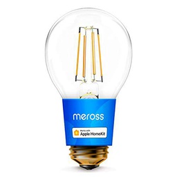 Meross Bombilla Inteligente Regulable, Vintage Edison Lamparas