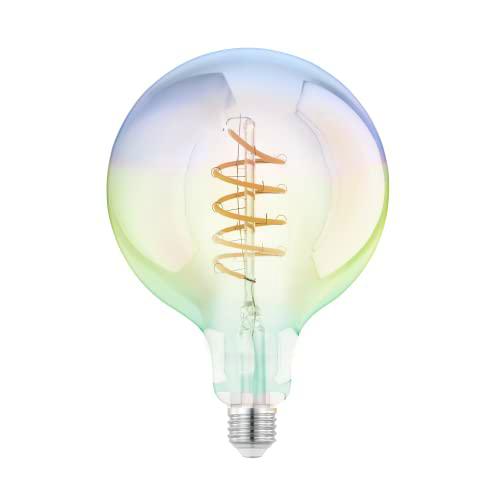 EGLO LED E27 de colores, bombilla grande de colores brillantes