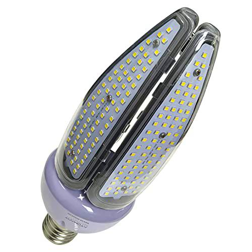 LED ATOMANT Bombilla LED E40 50W Farola Cono. Color Blanco Frio (6500K)