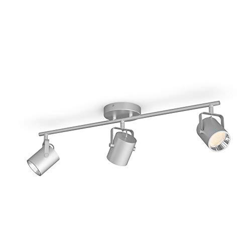 Philips myLiving 3 focos Byre LED SceneSwitch color plata en metal