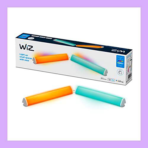WiZ Lámpara de mesa regulable en color blanco y blanco regulable en 16 millones de colores