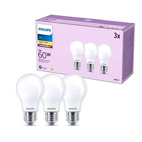Philips Lighting Bombilla LED, Casquillo E27, 7 W, 2700 Kelvins