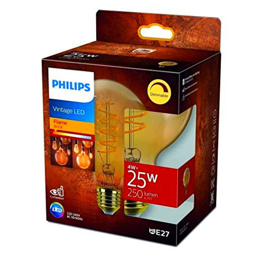 Philips LED - Bombilla LED Clásica forma de globo, G93 E27