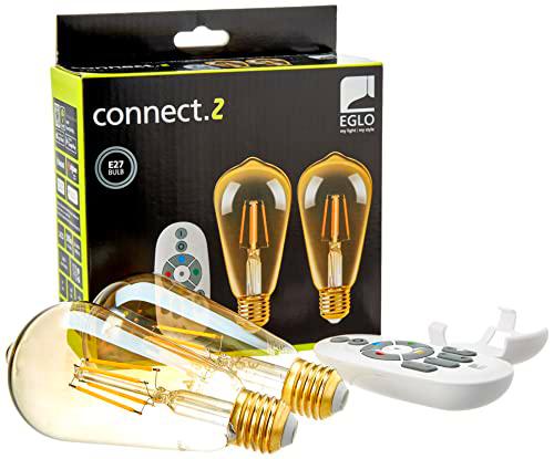 EGLO connect.z Smart Home Set, 2 x bombillas LED E27