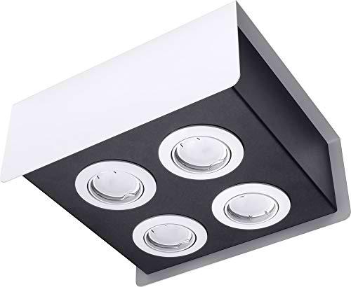 Sollux Lighting - Lámpara LED, acero, color blanco