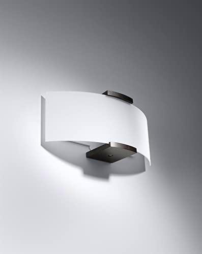 SOLLUX Iluminación de acero Bombilla LED Pantalla de diseño Minimalista Fácil instalación Lámpara de pared Emilio