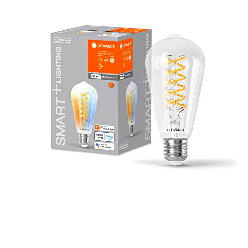 LEDVANCE Lámpara LED SMART+ WIFI, cristal blanco, 8W