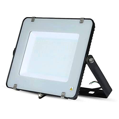 V-TAC Foco LED de exterior negro IP65 Chip Samsung 200 W Color de luz blanco frío