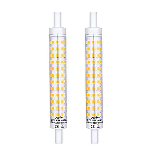 R7S LED 10W 118mm Regulable Lámpara de reflector Azhien