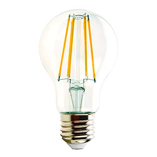 Bombilla de filamento LED, gota A60, 8W / 1055lm, base E27, 2700K