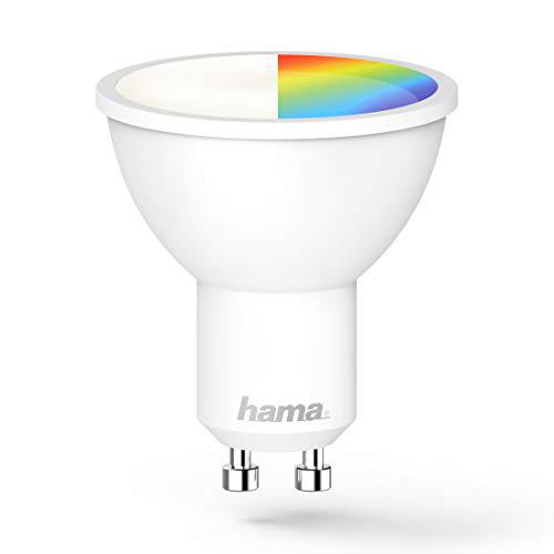 Hama | Bombilla inteligente LED WiFi GU10, 5.5W, Intensidad Regulable