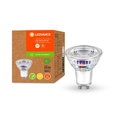 LEDVANCE Lámpara de ahorro de energía, reflector PAR16 