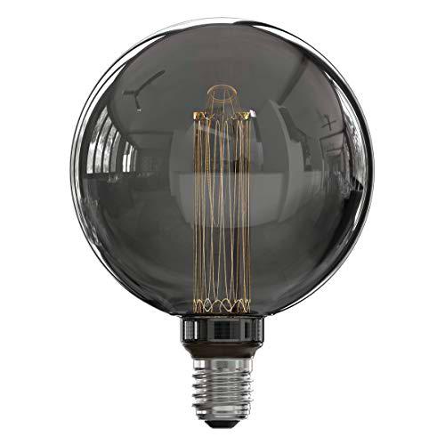 CALEX Glassfiber - Bombilla LED E27, filamento vintage decorativo G125