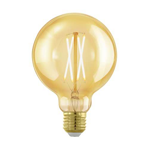 EGLO LED E27 regulable, bombilla Golden Vintage, bola para iluminación retro