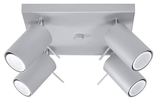 SOLLUX lighting Ring 4 Lámpara De Techo | Diseño Minimalista Y Moderno