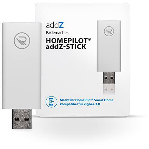 RADEMACHER HomePilot addZ-Stick - Extensión de bombillas LED Zigbee 3.0 para el panel de control del hogar inteligente HomePilot (Smart Home)