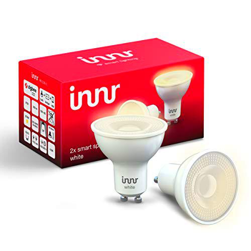innr GU10 Foco LED Inteligente, luz Blanca cálida, Regulable