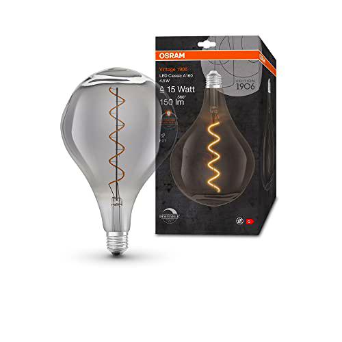 OSRAM Lámpara LED Vintage 1906 ahumada, 4,5 W, 150 lm