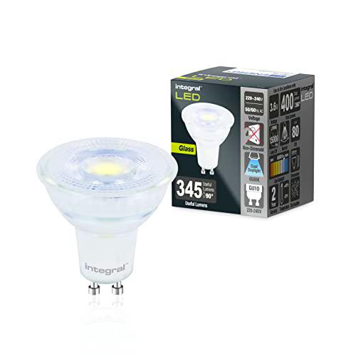 Integral Bombilla LED 10 PACK Vidrio GU10 Frío Natural 6500K
