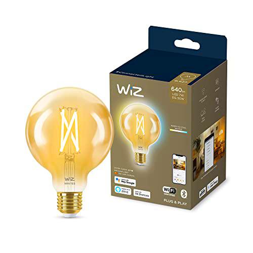 WiZ - Bombilla LED Inteligente Wi-Fi 6,7W (Eq. 50W) G125 casquillo E27