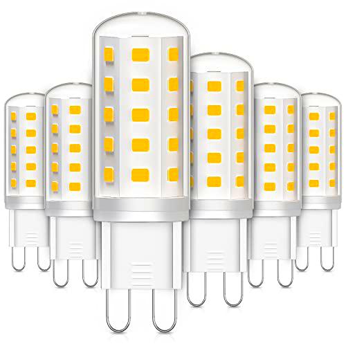LEDYA G9 Bombillas Led De Color Blanco Cálido, 3 W