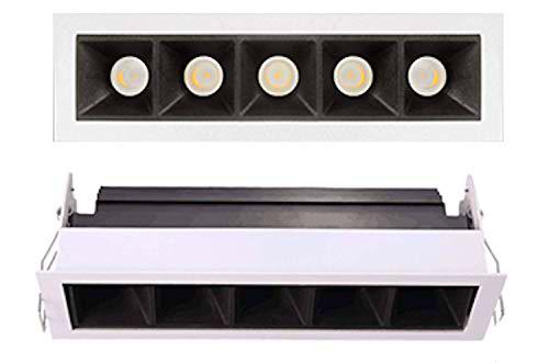 NMTLED52 Foco empotrable con múltiples bombillas - 5 x 3 W 970 lm 4000 K 50º > 90 CRI
