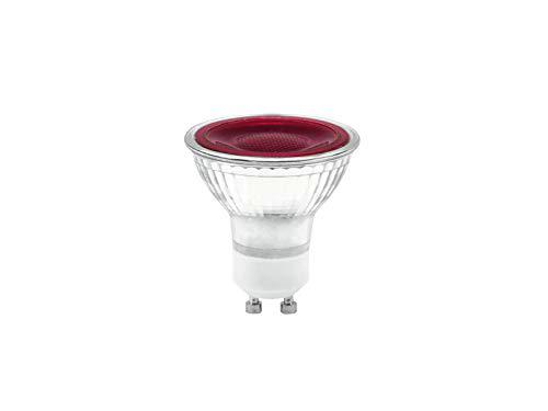 Omnilux 88540647 - Bombilla LED SMD Gu-10, 230 V, 7 W, color rojo
