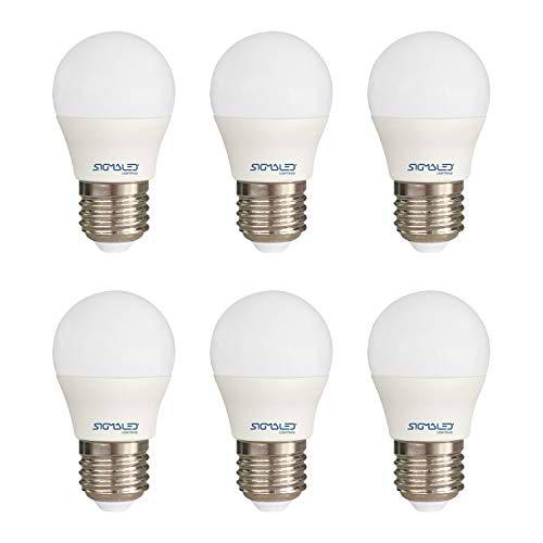 Sigmaled lighting PACK 6 BOMBILLA LED E27 LUZ CÁLIDA